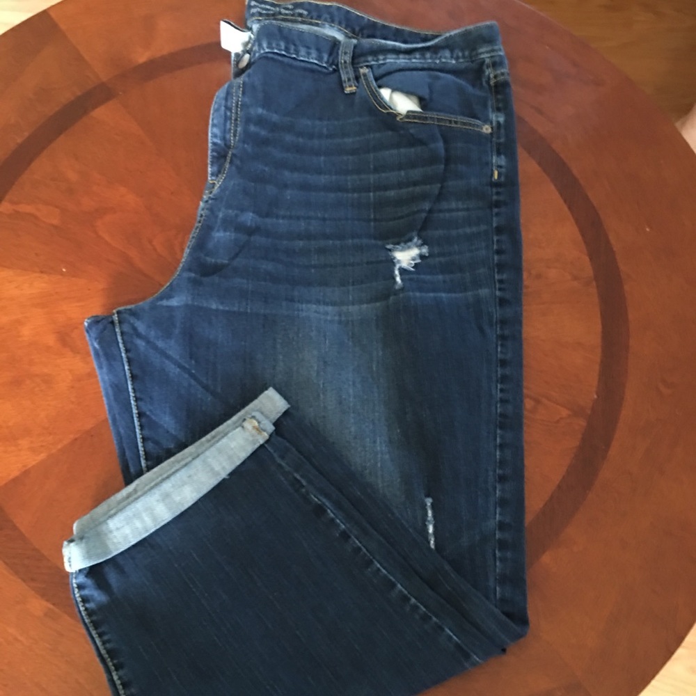 Denim Boyfriend Crop